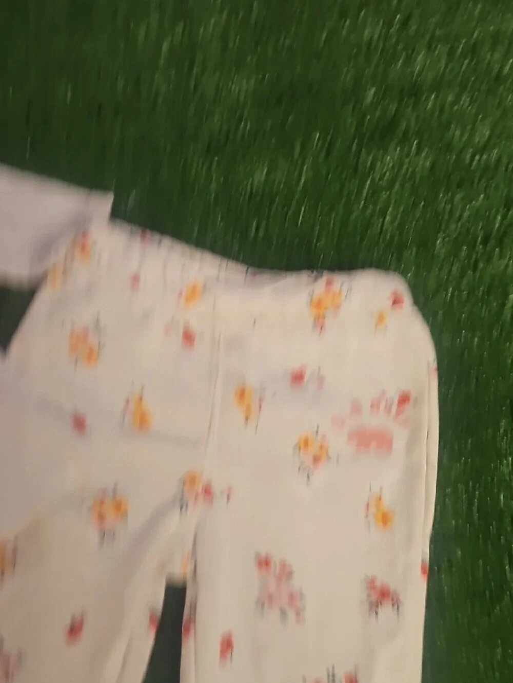 Old Navy Cream Floral /Deer Set